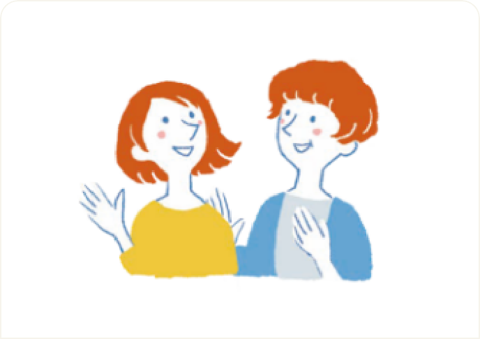孤発性のNF1患者さんとその母親の橋本さん母娘