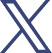 記事をシェアするためのXのアイコンボタン