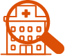 NF1の相談ができる病院を探すをイメージした病院アイコン