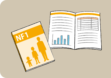 NF1に関するパンフレットや小冊子
