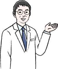 福岡大学医学部 皮膚科学教室 教授 今福 信一 先生のイラスト